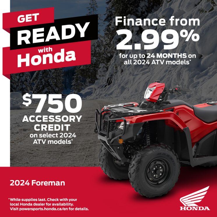 Get Ready with Honda ATV